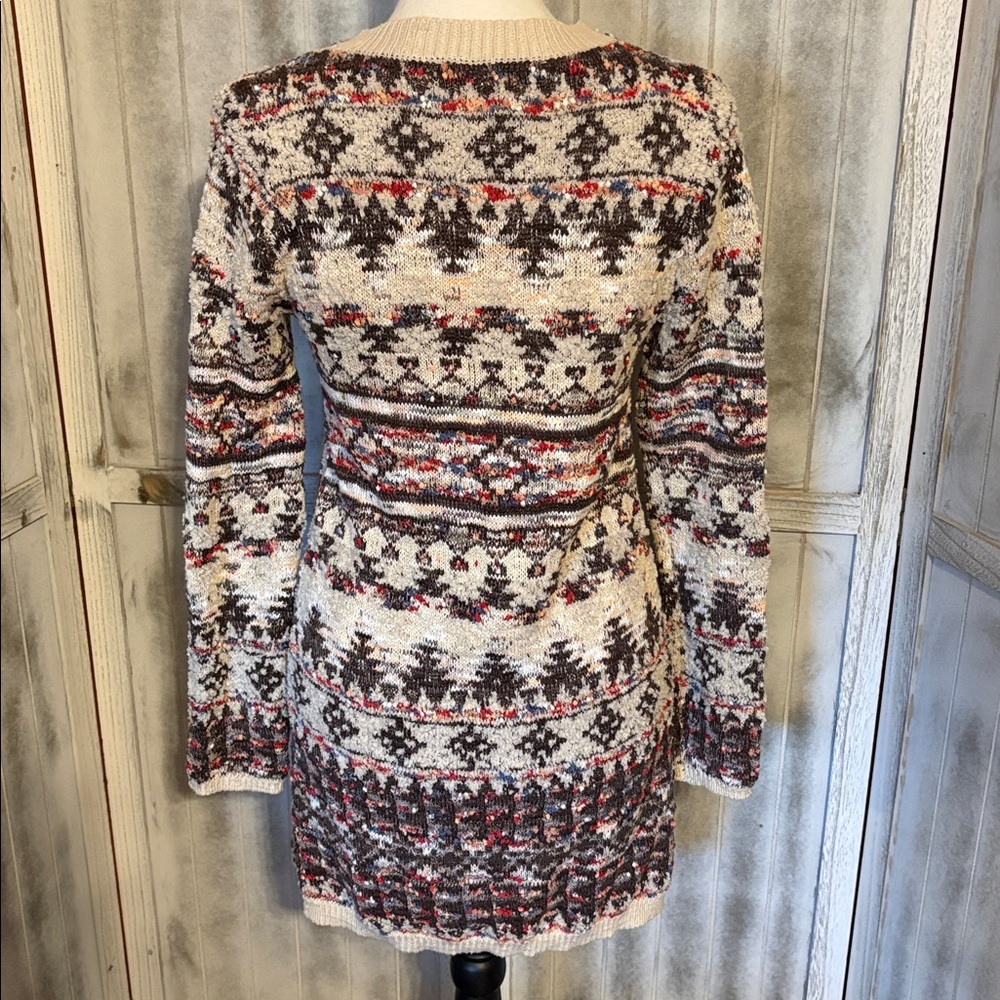 American Rag Multicolor Patterned Cardigan - Picture 3 of 4